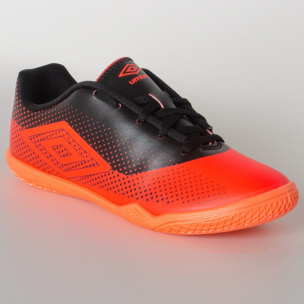 CHUTEIRA FUTSAL UMBRO INDOOR ICON INFANTIL - Laranja/preto