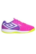 CHUTEIRA FUTSAL UMBRO PRO 5 JR INFANTIL - Pink/azul