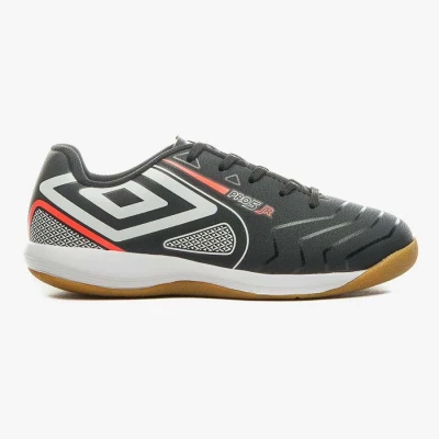 CHUTEIRA FUTSAL UMBRO PRO 5 JR INFANTIL - Preto/branco