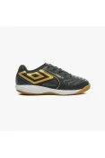 CHUTEIRA FUTSAL UMBRO PRO 5 JR INFANTIL - Preto/dourado