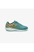 CHUTEIRA FUTSAL UMBRO PRO 5 JR INFANTIL - Verde/dourado