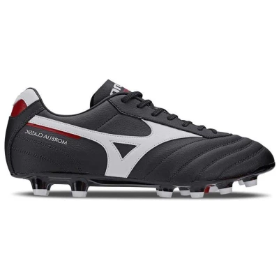 CHUTEIRA MIZUNO CLASSIC MD CAMPO MASCULINA - Preto/branco