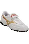 CHUTEIRA MIZUNO MORELIA CLUB AS - Branco/dourado CHUTEIRA MIZUNO MORELIA CLUB AS - Branco/dourado
