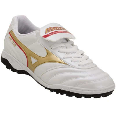 CHUTEIRA MIZUNO MORELIA CLUB AS - Branco/dourado CHUTEIRA MIZUNO MORELIA CLUB AS - Branco/dourado
