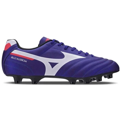 CHUTEIRA MIZUNO MORELIA CLUB MD CAMPO MASCULINA - Azul/branco