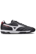 CHUTEIRA MIZUNO SOCIETY MORELIA CLASSIC AS MASCULINA - Preto/branco