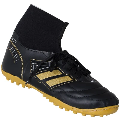 CHUTEIRA NEDEL SOCIETY MODELO 7 BOTINHA - Preto/dourado