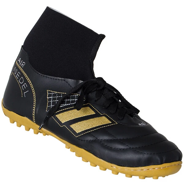 CHUTEIRA NEDEL SOCIETY MODELO 7 BOTINHA - Preto/dourado