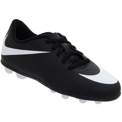 CHUTEIRA NIKE BRAVATA FG INFANTIL - Preto/branco