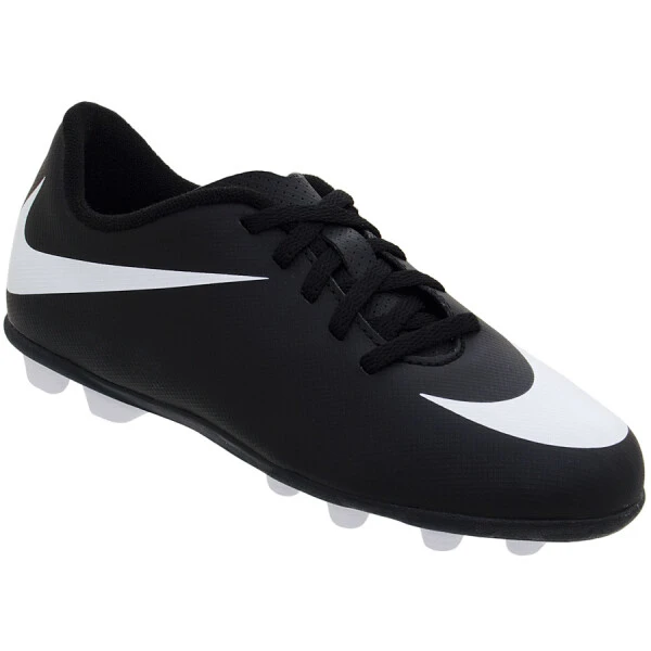 CHUTEIRA NIKE BRAVATA FG INFANTIL - Preto/branco