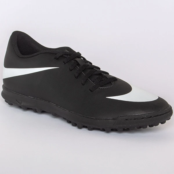 CHUTEIRA NIKE BRAVATA II TF - Preto/branco CHUTEIRA NIKE BRAVATA II TF - Preto/branco