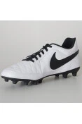 CHUTEIRA NIKE CAMPO MAJESTRY FG - Branco/preto