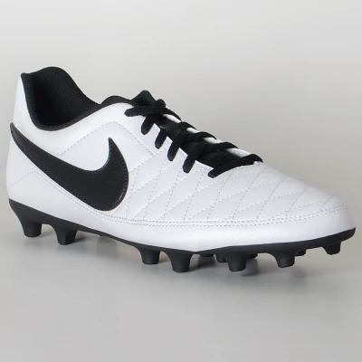 CHUTEIRA NIKE CAMPO MAJESTRY FG - Branco/preto