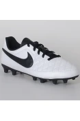 CHUTEIRA NIKE CAMPO MAJESTRY FG INFANTIL - Branco/preto