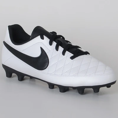 CHUTEIRA NIKE CAMPO MAJESTRY FG INFANTIL - Branco/preto