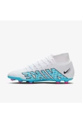 CHUTEIRA NIKE CAMPO SUPERFLY 9 CLUB FG/MG CAMPO - Branco/azul