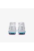 CHUTEIRA NIKE CAMPO SUPERFLY 9 CLUB FG/MG CAMPO - Branco/azul