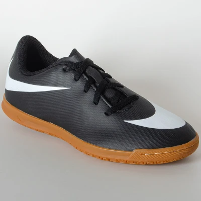 CHUTEIRA NIKE FUTSAL BRAVATA 2 IC INFANTIL - Preto/branco