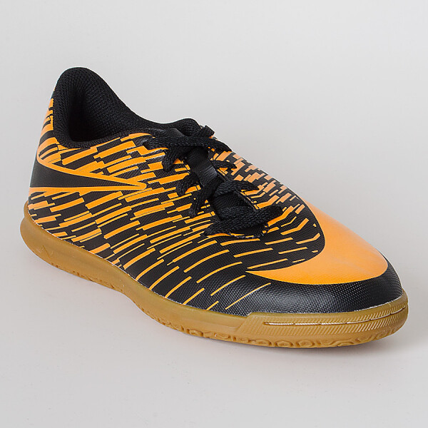 CHUTEIRA NIKE FUTSAL BRAVATA 2 IC INFANTIL - Preto/laranja