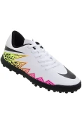CHUTEIRA NIKE HYPERVENOM PHADE 2 TF INFANTIL - Branco/preto