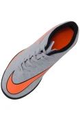CHUTEIRA NIKE HYPERVENOM PHADE 2 TF INFANTIL - Cinza/laranja