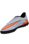 CHUTEIRA NIKE HYPERVENOM PHADE 2 TF INFANTIL - Cinza/laranja