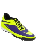 CHUTEIRA NIKE HYPERVENOM PHADE TF - Verde/roxo