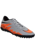 CHUTEIRA NIKE HYPERVENOM PHELON 2 TF - Cinza/laranja
