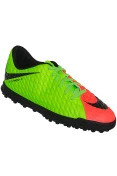 CHUTEIRA NIKE HYPERVENOMX PHADE 3 TF INFANTIL - Verde/laranja CHUTEIRA NIKE HYPERVENOMX PHADE 3 TF INFANTIL - Verde/laranja