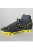 CHUTEIRA NIKE MERCURIAL SUPERFLY 6 CLUB FG - Chumbo/amarelo