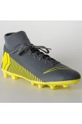 CHUTEIRA NIKE MERCURIAL SUPERFLY 6 CLUB FG - Chumbo/amarelo
