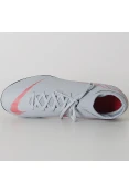 CHUTEIRA NIKE MERCURIAL SUPERFLY 6 CLUB FG - Cinza/vermelho
