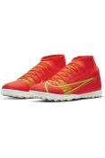 CHUTEIRA NIKE MERCURIAL SUPERFLY 8 CLUB TF SOCIETY - Laranja/verde