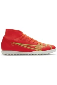 CHUTEIRA NIKE MERCURIAL SUPERFLY 8 CLUB TF SOCIETY - Laranja/verde