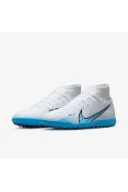 CHUTEIRA NIKE MERCURIAL SUPERFLY 9 CLUB SOCIETY MASCULINO - Branco/azul