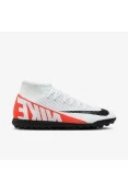 CHUTEIRA NIKE MERCURIAL SUPERFLY 9 CLUB SOCIETY MASCULINO - Branco/vermelho