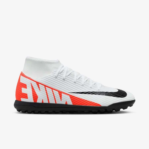 CHUTEIRA NIKE MERCURIAL SUPERFLY 9 CLUB SOCIETY MASCULINO - Branco/vermelho