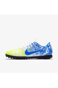 CHUTEIRA NIKE MERCURIAL VAPOR 13 CLUB NEYMAR JR TF - Branco/azul CHUTEIRA NIKE MERCURIAL VAPOR 13 CLUB NEYMAR JR TF - Branco/azul