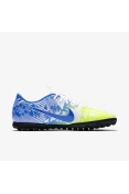 CHUTEIRA NIKE MERCURIAL VAPOR 13 CLUB NEYMAR JR TF - Branco/azul CHUTEIRA NIKE MERCURIAL VAPOR 13 CLUB NEYMAR JR TF - Branco/azul