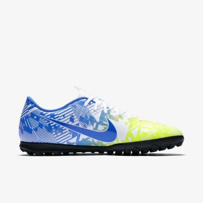 CHUTEIRA NIKE MERCURIAL VAPOR 13 CLUB NEYMAR JR TF - Branco/azul