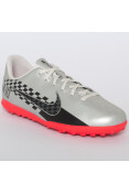 CHUTEIRA NIKE MERCURIAL VAPOR 13 CLUB NEYMAR JR TF INFANTIL - Prata/preto