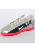 CHUTEIRA NIKE MERCURIAL VAPOR 13 CLUB NEYMAR JR TF INFANTIL - Prata/preto