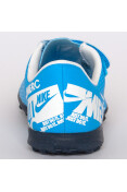 CHUTEIRA NIKE MERCURIAL VAPOR 13 CLUB TF SOCIETY INFANTIL - Azul/branco
