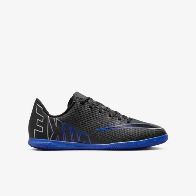 CHUTEIRA NIKE MERCURIAL VAPOR 15 CLUB FUTSAL INFANTIL - Preto/azul
