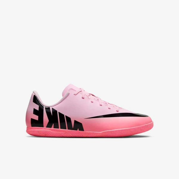 CHUTEIRA NIKE MERCURIAL VAPOR 15 CLUB FUTSAL INFANTIL - Rosa/preto