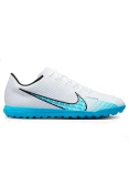 CHUTEIRA NIKE MERCURIAL VAPOR 15 CLUB SOCIETY MASCULINA - Branco/azul