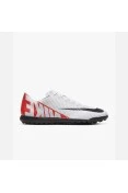 CHUTEIRA NIKE MERCURIAL VAPOR 15 CLUB SOCIETY MASCULINA - Branco/vermelho