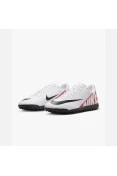 CHUTEIRA NIKE MERCURIAL VAPOR 15 CLUB SOCIETY MASCULINA - Branco/vermelho