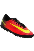 CHUTEIRA NIKE MERCURIAL VORTEX 3 TF INFANTIL - Laranja/preto CHUTEIRA NIKE MERCURIAL VORTEX 3 TF INFANTIL - Laranja/preto