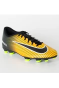 CHUTEIRA NIKE MERCURIAL VORTEX III FG - Preto/laranja CHUTEIRA NIKE MERCURIAL VORTEX III FG - Preto/laranja
